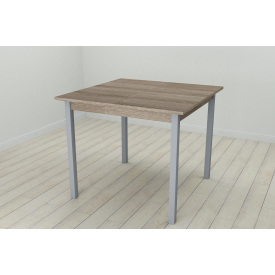 Стол кухонный Ferrum-decor Диего 75x80x80 Серый ДСП Сонома Трюфель 16мм (DIE0061)