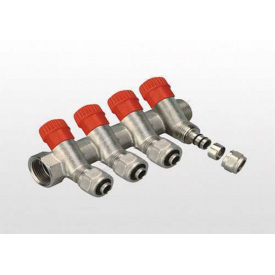 Коллектор CRISTAL 3/4Gх1/2 *16 - 2-ой (под 35*) с перекрытием (NM-1016)