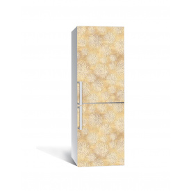 Наклейка на холодильник Zatarga «Песчаные астры» 650х2000 мм виниловая 3Д наклейка декор на кухню