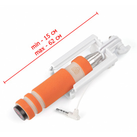 Селфи-монопод UFT SS8 Compact зі шнуром orange