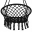 Подвесное кресло-качели (плетеное) Springos SPR0022 Black Доманёвка