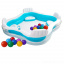Детский надувной бассейн Intex 56475-1, 229 х 229 х 66 см, с шариками 10 шт, сиденьями, подстаканниками (hub_3q1i7e) Черкаси