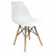 Круглий стіл JUMI Scandinavian Design white 80см. + 2 сучасні скандинавські стільці Городок