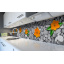 Наклейка на скинали Zatarga на кухню «Цветы на камнях» 600х3000 мм виниловая 3Д наклейка кухонный фартук самоклеящаяся Тернопіль