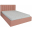 Кровать Richman Санам VIP 120 х 190 см Флай 2202 С дополнительной металлической цельносварной рамой Розовая Полтава