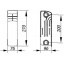 Радиатор биметаллический секционный GALLARDO BISMALL 200/96 (кратно 10) Одеса