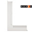 Вентиляционная решетка для камина угловая левая SAVEN Loft Angle 60х400х600 белая Хмельницкий