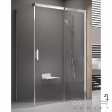 Душовий куточок Ravak Matriх MSDPS-120/90 L полірованний алюміній/прозоре 0WLG7C00Z1 лівий
