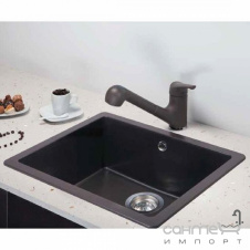 Гранітна плита, мийка Schock Cristalite Quadro N100 14 crema