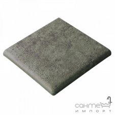 Клінкерна плитка кутова щабель 33x33 Gres de Aragon Jasper Esquina Gris сіра