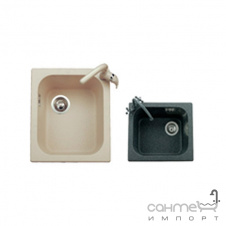 Кухонная мойка гранитная Adamant Compacta 430х500х210 левая 11 Terracotta