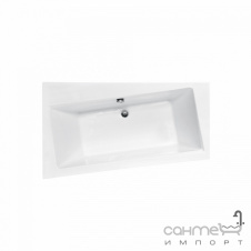 Асимметричная ванна Besco PMD Piramida Infinity 160x100 белая левая