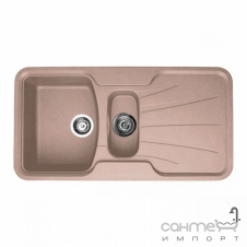 Кухонна мийка оборотна Longran Korona 1.5 G Sahara Beige