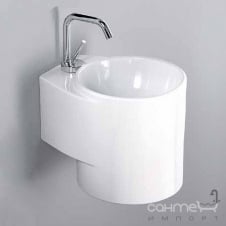 Раковина навісна з міткою для отвору під змішувач AeT Idea Tube L314T0RPV1
