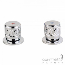Набір вбудовуваних вентилів для біде F 1/2" - F 1/2" GRB Kety 23 61 246 000 Хром