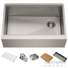Кухонна мийка Kraus Kore KWF410-30 759х514 нержавіюча сталь