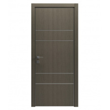 Дверь RODOS Modern Flat-04 Alum глухая