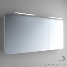 Дзеркальна шафка з LED підсвічуванням Marsan Adele 5 650х1400 капучіно