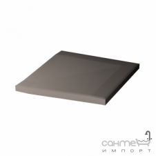 Плитка для душу перехідною кутовий елемент 10x10 RAKO Taurus Color 07 S Dark Grey Темно-Сірий TTR 12007