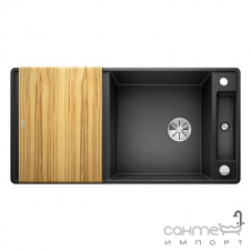 Гранитная кухонная мойка Blanco Silgranit Axia XL 6 S-F 525860 черный