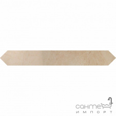 Керамограніт - фриз 11x86 Atlas Concorde Marvel Listello Esagono Beige Темно-Бежевий
