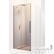 Левая часть душевой кабины Radaway Furo KDD 100 L 10105100-01-01L хром/прозрачное стекло