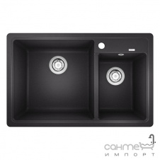 Гранитная кухонная мойка Blanco Silgranit Legra 8 526224 антрацит