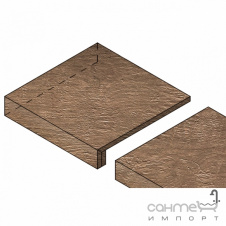 Ступень угловая 22,5x22,5 Atlas Concorde Axi Scalino Angolare SX Brown Chestnut Коричневая