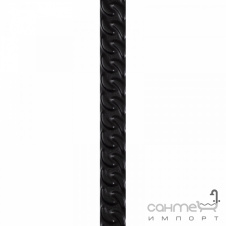 Настенная плитка фриз Paradyz Fashion Spirit Black Listwa Struktura 4,5x39,8