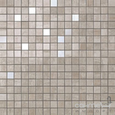 Плитка з білої глини мозаїка Atlas Concorde Marvel Travertino Silver Mosaic 9MVV
