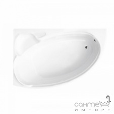 Асимметричная ванна Besco PMD Piramida Finezja Nova MAXI 170x110 белая левая
