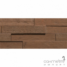 Керамогранитная мозаика 20x44 Atlas Concorde Axi Brick 3D Dark Oak