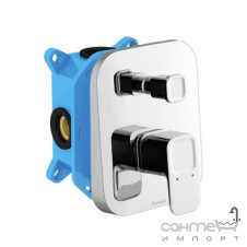 Скрытый смеситель для ванны/душа с переключателем R-Box Ravak Collection TD 065.00 X070070 хром