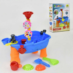 Игровой столик для песка и воды HG 667 Кораблик Оранжево-синий (2-667-57773) Хмельницький