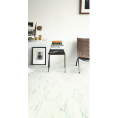 Вініловий підлогу Quick-Step Ambient Click Plus AMCP40136 Білий Каррарський Мармур Бородянка