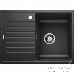 Гранитная кухонная мойка Blanco Zia 45 S Compact 526009 антрацит Васильків