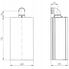 Газовый котел Baxi ECOFOUR 240 i Хуст