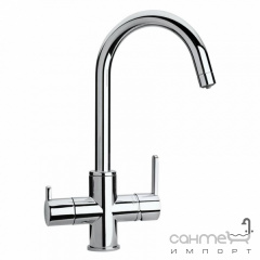 Смеситель для кухни с изливом для фильтрованной воды Schock Aquapura Alto 741001 CH хром Новая Прага
