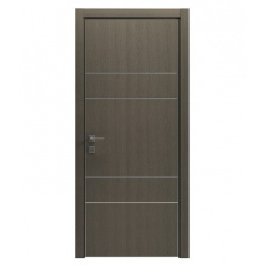 Дверь RODOS Modern Flat-04 Alum глухая Гайсин