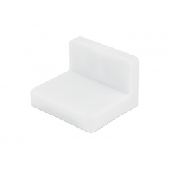 Уголок мебельный монтажный с пластиковой заглушкой GIFF белый Черкассы