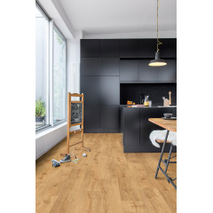 Виниловый пол Quick-Step Alpha Vinyl Medium Planks AVMP40088 Дуб Осень Медовый Долина
