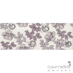 Плитка настінна декор Kerama Marazzi Ньюпорт Квіти фіолетовий STGC18215010 Чернівці