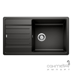 Гранитная кухонная мойка Blanco Silgranit Legra XL 6S 526087 черный Городок