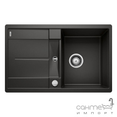 Гранитная кухонная мойка врезная Blanco Silgranit Metra 45 S-F 525917 черный Конотоп