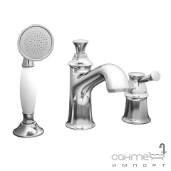 Смеситель для ванны на три отверстия Imprese Podzima Ledove ZMK01170105 хром Івано-Франківськ