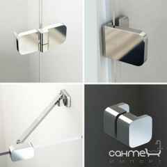 Комплект креплений для левосторонней душевой кабины Ravak B SET BSD2-L 100 D01000A086 хром Харків