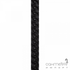 Настенная плитка фриз Paradyz Fashion Spirit Black Listwa Struktura 4,5x39,8 Запоріжжя