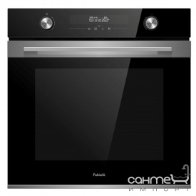 Вбудована електрична духова шафа Fabiano FBO 230 Lux Black чорне скло/нерж. сталь