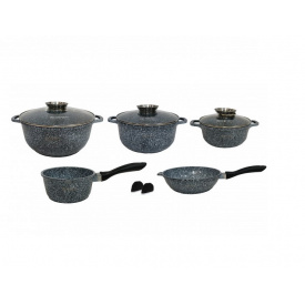 Набор посуды Edenberg с гранитным покрытием из 10 предметов (EB-8012)