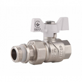 Кран шаровой &quot;Американка&quot; SD Forte 1/2&quot; с антипротечкой прямой SF222W15